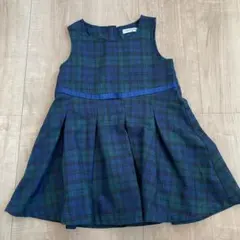 Naughty Companyナウテーカンパニー　チェック柄ワンピース100cm