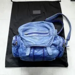 alexander wang レザーバックパック ブルー アレキサンダーワンのサムネイル