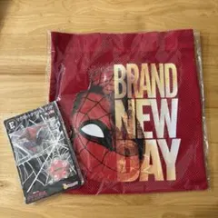 ハッピーくじ Happyくじ　スパイダーマン　D賞　メッシュトートバック　セット