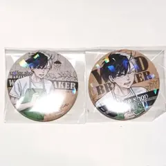 ウィンドブレイカー coffee shop ホログラム缶バッジ 桜遥