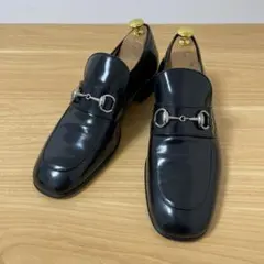 グッチ　ホースビットローファー　レザー　ブラック　110 1372 9D