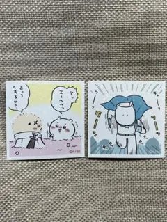 ちいかわ　ラッコ　むちゃうマン ステッカー 2枚セット