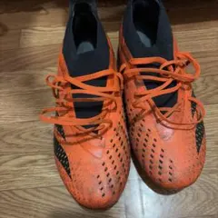 adidas PREDATOR サッカースパイク オレンジ ブラック - メルカリ