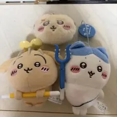ちいかわ ぬいぐるみ うさぎ ハチワレ ラッコの 3点セット