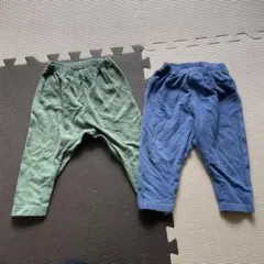 UNIQLOベビー用7分丈レギンス２枚セット 80cm