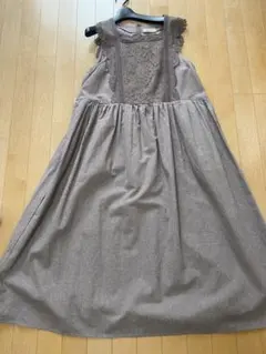 サマンサモスモス　レース付きキャミワンピース