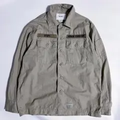 WTAPS 21AW BUDS LS COTTON. SERGE OLIVE S