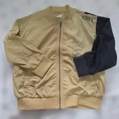 branshes キッズ ジャケット 120cm ベージュ ブラック