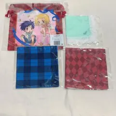 らくだい魔女 と 闇の魔女 ハンカチ フウカ チトセ カリン 巾着 新品未開封
