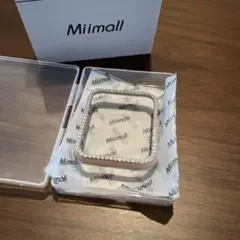 Miimall Apple Watchカバー【シルバーラメ×ピンク】