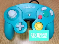 ゲームキューブ コントローラー エメラルド 後期型　分解清掃済み　GCコン