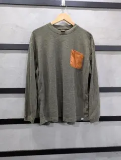 【古着】Field Coreサーマル長袖シャツ オリーブグリーン XL