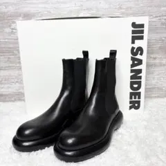 数日限定で値下げします！JIL SANDER レザーチェルシーブーツ　38サイズのサムネイル
