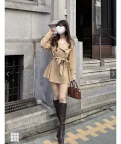 mavimoon THE TOE short trench coat setup - メルカリ