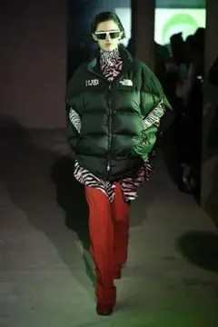 MM6 × NORTH FACE ヌプシ ダウン ノースフェイス 黒 XS