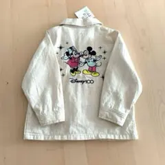 新品　しまむら　micorrid ディズニー　バッグ刺繍　ジャケット　100のサムネイル