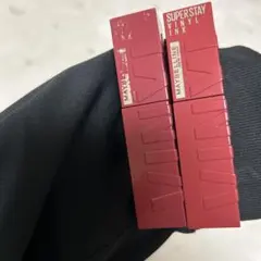Maybelline Superstay Vinyl Ink 赤 2本セット