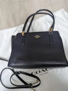 COACH 2WAY ハンドバッグ ネイビーのサムネイル
