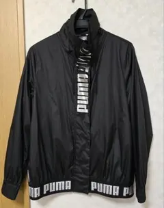 PUMA フード付きウィンドブレーカー ブラック