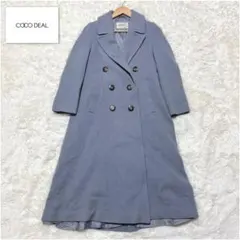 COCODEAL チェスターコート ダブル ウールバックフレアロングのサムネイル