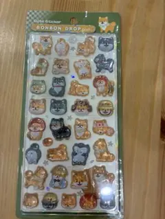 正規品 ボンボンドロップシール 和柄 柴犬