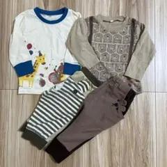 長袖　長ズボン まとめ売り 4枚セット 90cm