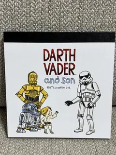 スターウォーズ　メモ帳　ダースベーダー　DARTHVADERandson 新品