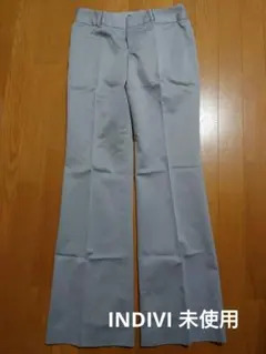 INDIVI レディースパンツ グレー