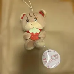 mikko illustrations いちごマスコットぬいぐるみ