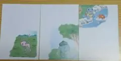 ポケットモンスター 絵はがき3枚