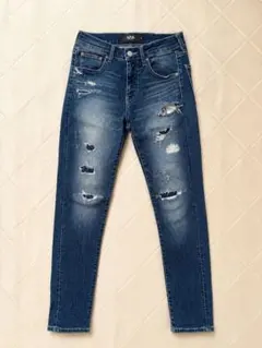 AZUL BY MOUSSY ダメージデニムパンツ メンズ Mのサムネイル
