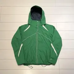 00s Columbia ナイロンジャケット 短丈 テック y2k グリーン