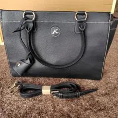 値下げしました。美品！キタムラK2　牛革トートバッグ 2WAY