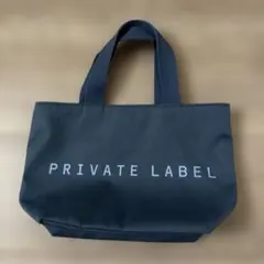 PRIVATE LABEL ネイビー ミニトートバッグのサムネイル