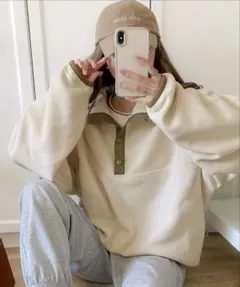 JaVa フリースプルオーバー