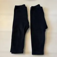 UNIQLO ブラック 10部丈レギンス 80cm 2枚セット