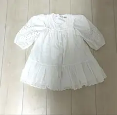 ZARA ホワイトフリルシャツ 98センチ
