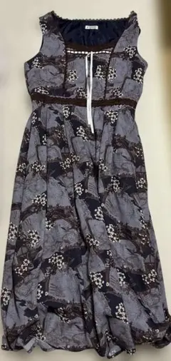 axes femme 花柄キャミワンピース