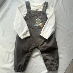 Disney オーバーオール×POLO ロンパース