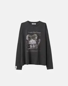 ずとまよ、ロングT、Docking Sleeve Long Tee ブラック M ZUTOMARUKI Long Tee(Black) - ZUTOMAYO MART