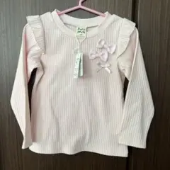 新品　Pupil House ピンク 長袖カットソー 100cm