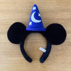 ディズニーランド ミッキー 耳 魔法使い帽子 カチューシャ Disney