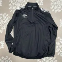 umbro 黒 長袖 スポーツウェア
