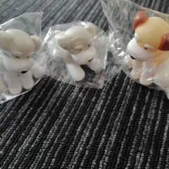 犬のフィギュア 3種セット