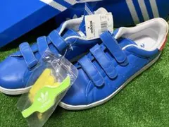 adidas Stan Smith ベルクロ スニーカー 青