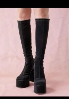 ダーリッチ　darich ウルトラストレッチレザーロングブーツ