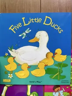 英語絵本　Five Little Ducks 仕掛け絵本