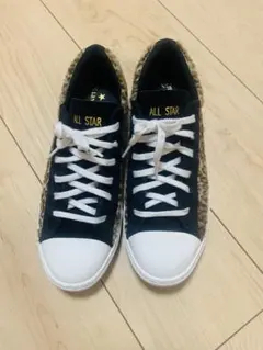CONVERSE オールスター　ヒョウ柄 本革 限定品美品 25cm スニーカー