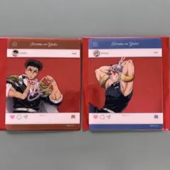 鬼滅の刃 全集中展 刀鍛冶の里編•柱稽古編 SNS風クリアカード 2枚セット