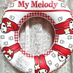 《昭和レトロ・美品・未使用品》サンリオレトロ　My Melody 浮き輪　65㎝のサムネイル